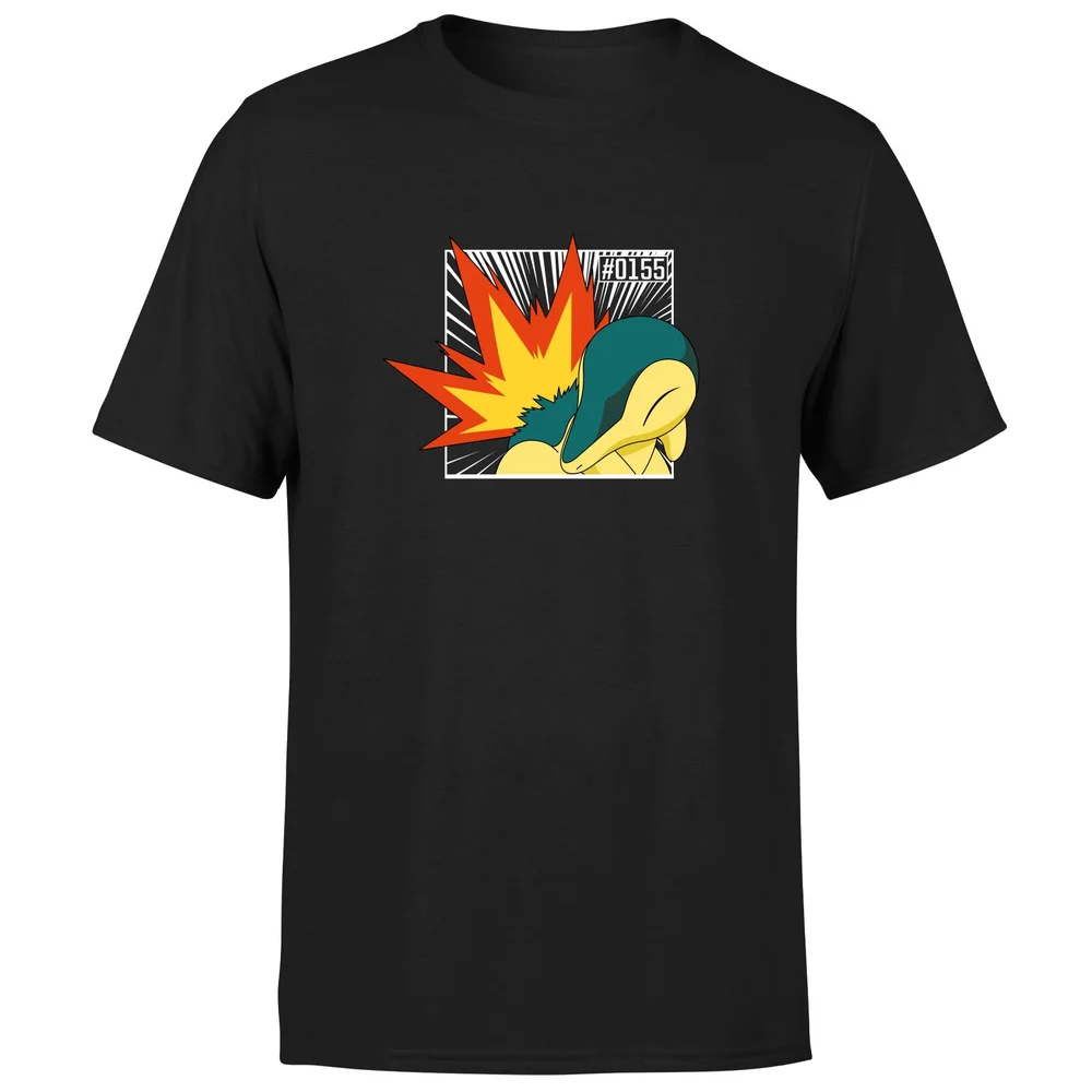 Pokemon Cyndaquil Men's T-Shirt - Black - S Image 1
