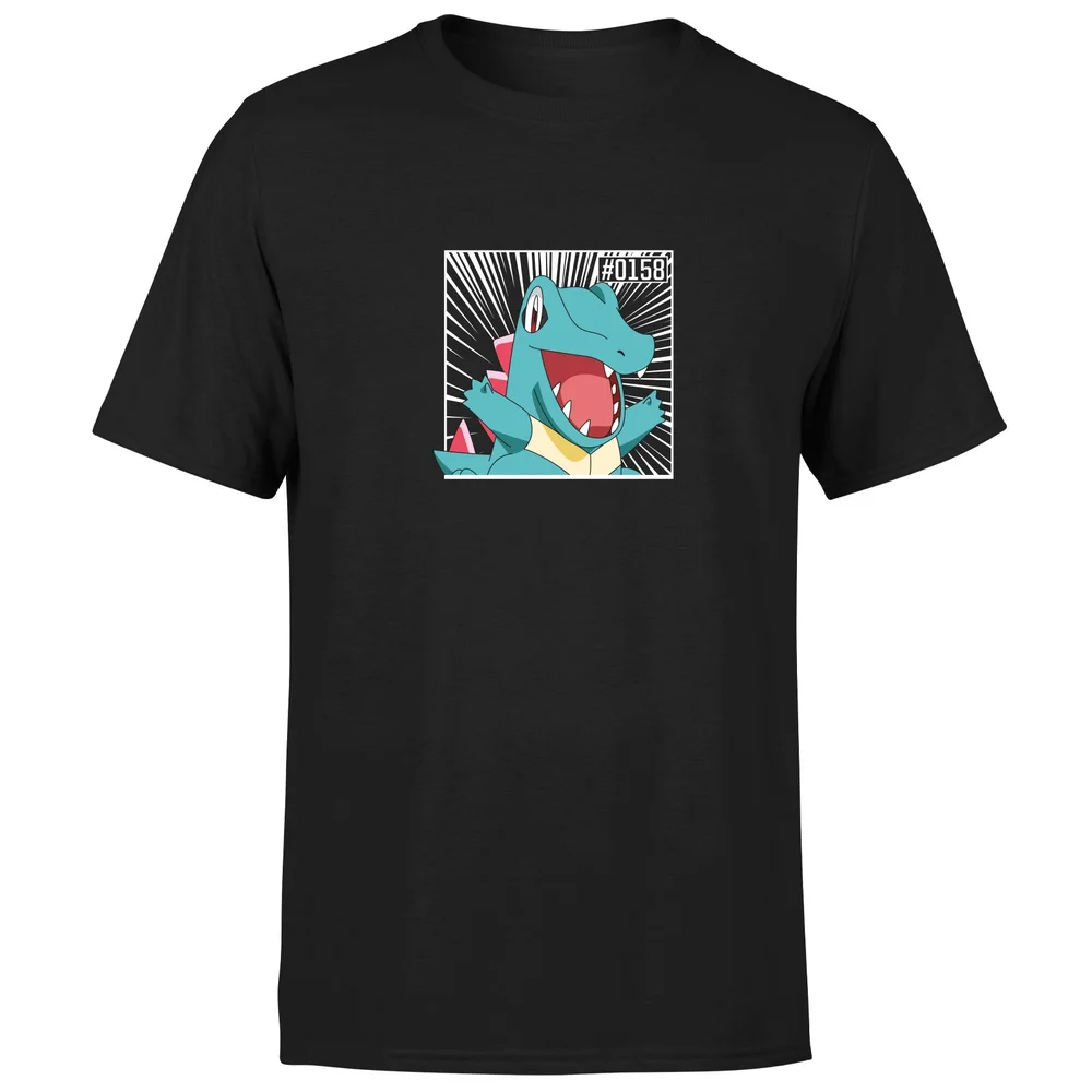 Pokemon Totodile Men's T-Shirt - Black - S Image 1
