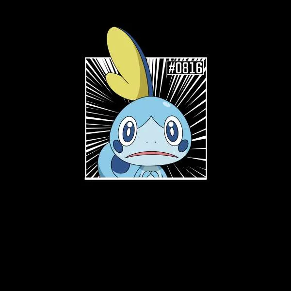 Pokemon Sobble Men's T-Shirt - Black
