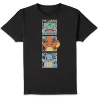Pokemon Generation 1 Intro Men's T-Shirt - Black - undefined undefined