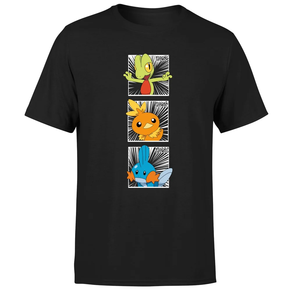Pokemon Generation 3 Intro Men's T-Shirt - Black - S Image 1