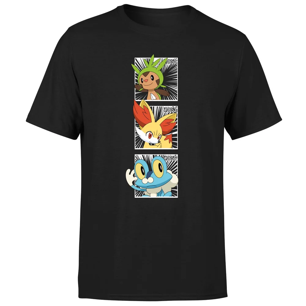 Pokemon Generation 6 Intro Men's T-Shirt - Black - S Image 1