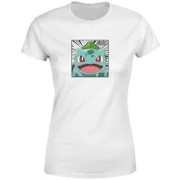 Pokémon Pokédex Bulbasaur #0001 Women's T-Shirt - White - undefined undefined