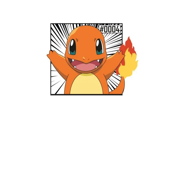 Pokémon Pokédex Charmander #0004 Women's T-Shirt - White