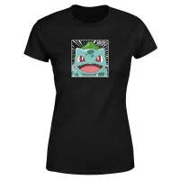 Pokémon Pokédex Bulbasaur #0001 Women's T-Shirt - Black - undefined undefined