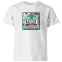 Pokémon Pokédex Bulbasaur #0001 Kids' T-Shirt - White - undefined undefined