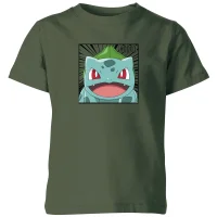 Pokémon Pokédex Bulbasaur #0001 Kids' T-Shirt - Green - undefined undefined