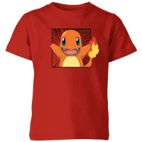 Pokémon Pokédex Charmander #0004 Kids' T-Shirt - Red - undefined undefined