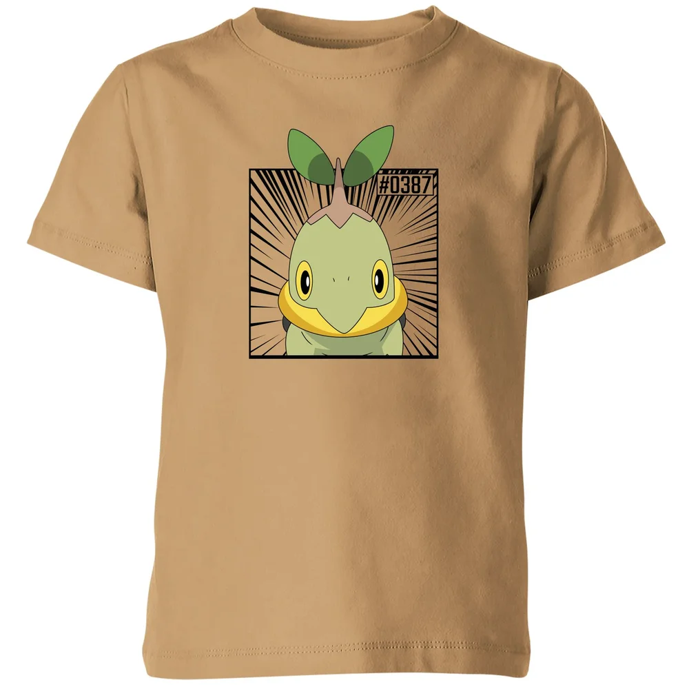 Pokemon Turtwig Kids' T-Shirt - Tan - 3-4 Years Image 1