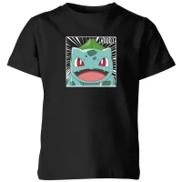 Pokémon Pokédex Bulbasaur #0001 Kids' T-Shirt - Black - undefined undefined