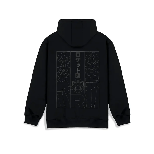 Akedo X Pokémon Team Rocket Hoodie - Black