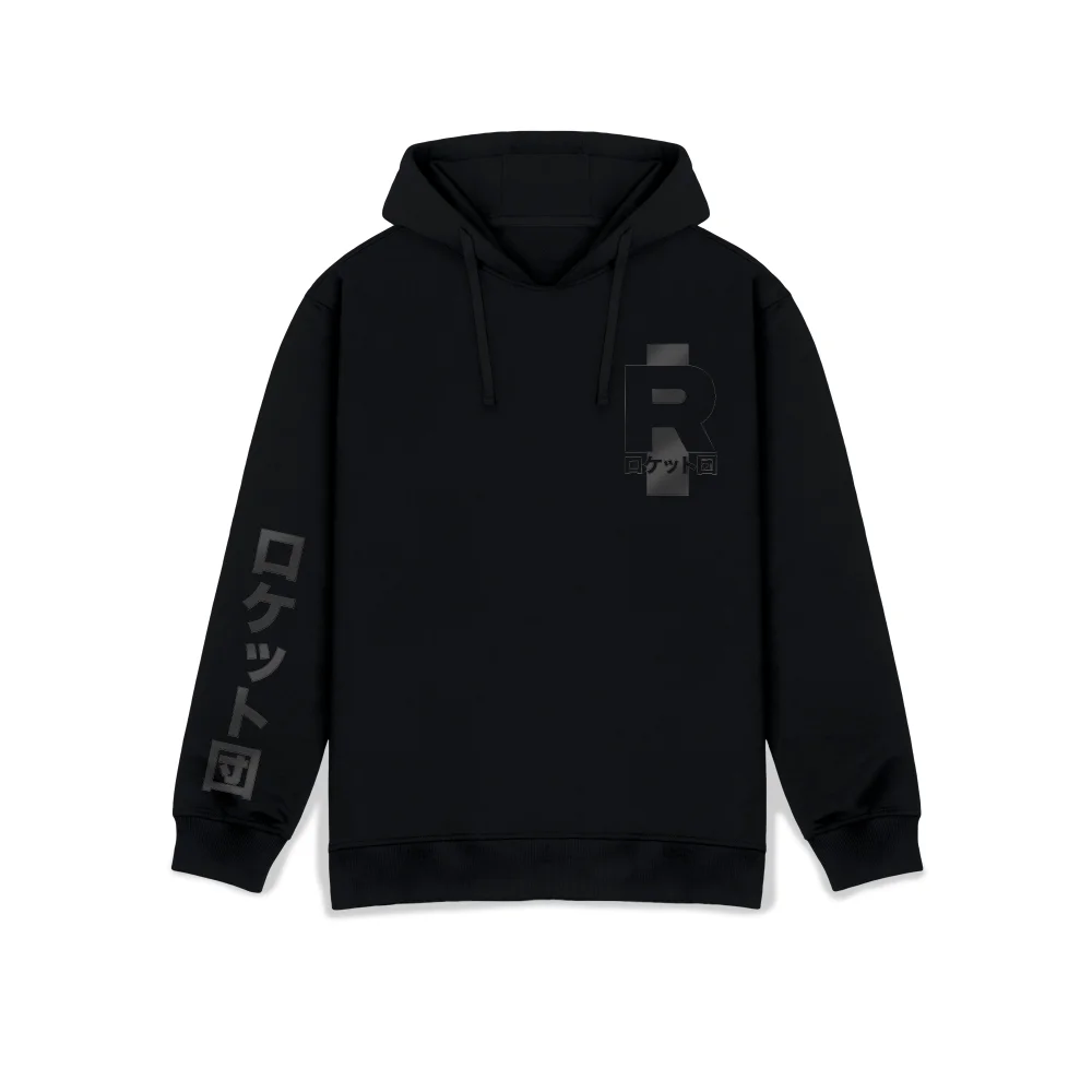 Akedo X Pokémon Team Rocket Hoodie - Black - M Image 1