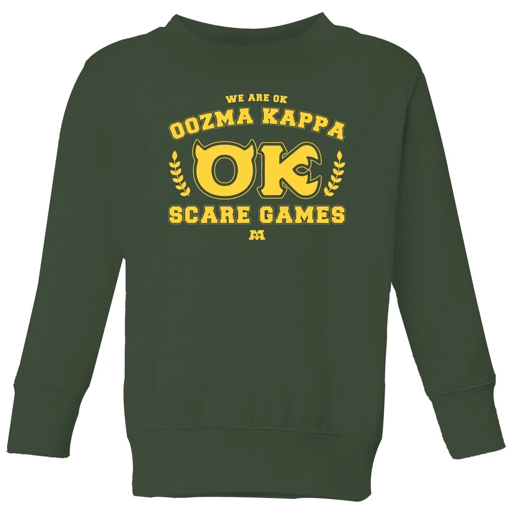 Monsters Inc. Oozma Kappa Scare Games Kids' Sweatshirt - Green - 3-4 Years Image 1