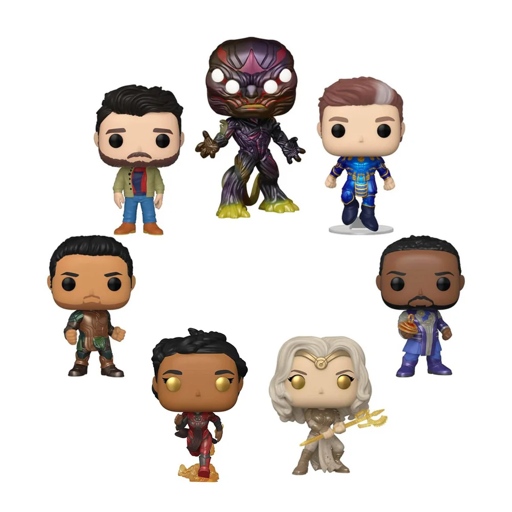 Marvel Eternals 7 Pack Pop! Vinyl Bundle Image 1