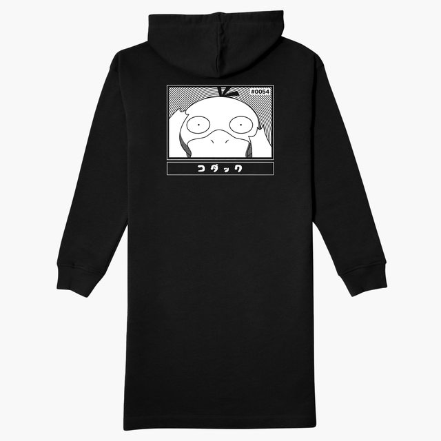 Pokémon Pyduck Women's Hooded Dress - Black