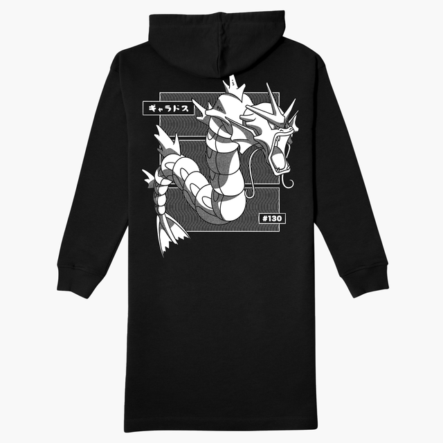 Pokémon Magikarp Evo Women's Hooded Dress - Black