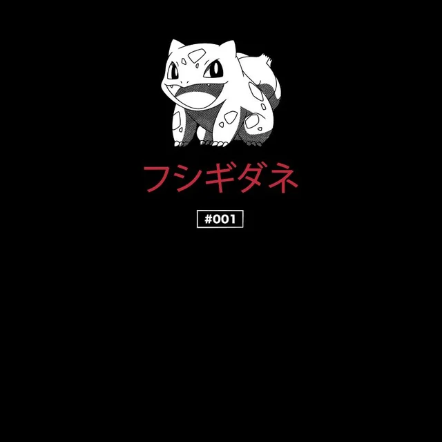 Pokémon Bulbasaur Evo Unisex T-Shirt - Black