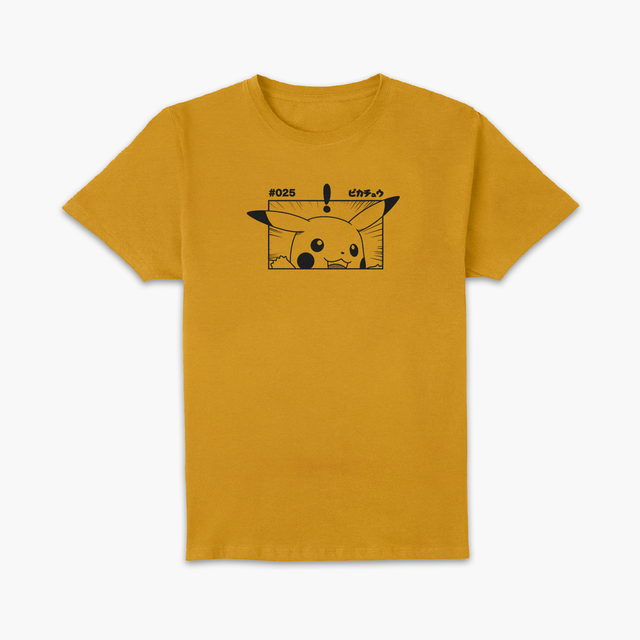 Pokémon Pikachu Unisex T-Shirt - Mustard