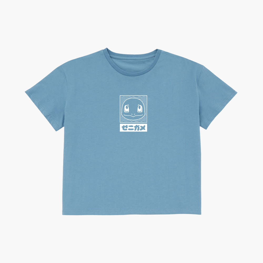 Pokémon Squirtle Women's Cropped T-Shirt - Teal - XS Image 1