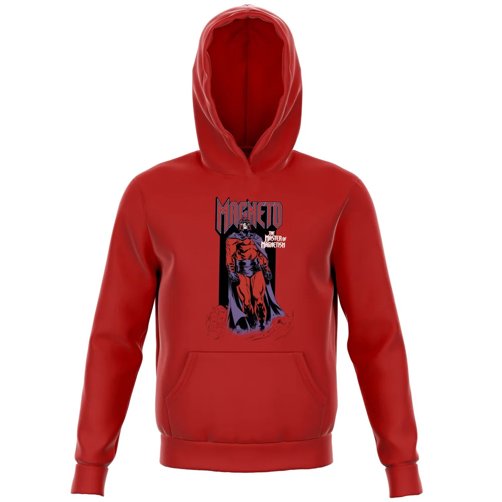 X-Men Magneto Master Of Magnetism Kids' Hoodie - Red - 3-4 Years Image 1