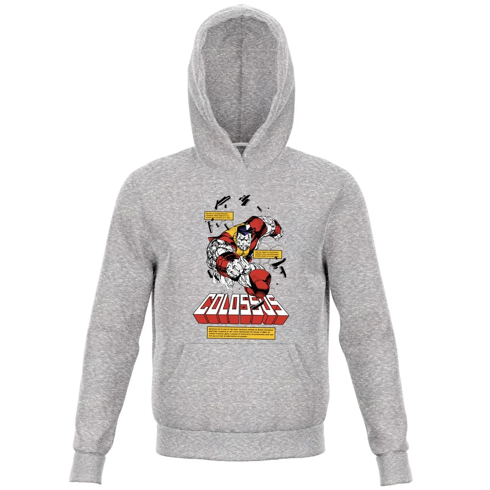 X-Men Colossus Bio Kids' Hoodie - Grey - 3-4 Years Image 1