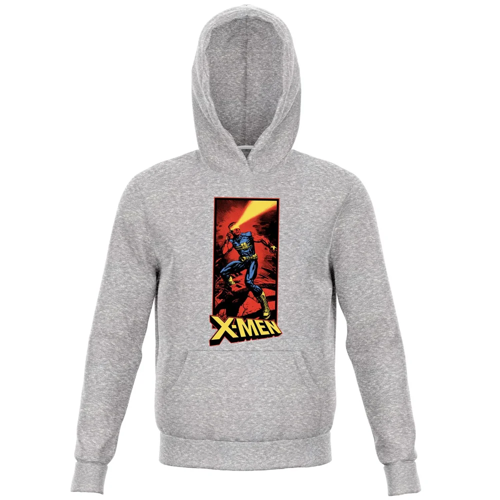 X-Men Cyclops Energy Beam Kids' Hoodie - Grey - 3-4 Years Image 1