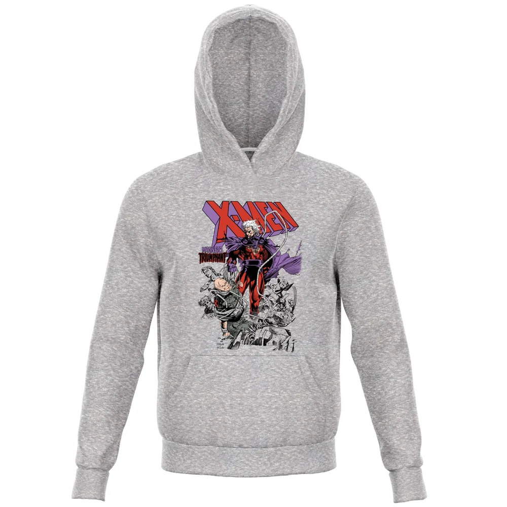 X-Men Magneto Triumphant Kids' Hoodie - Grey - 3-4 Years Image 1
