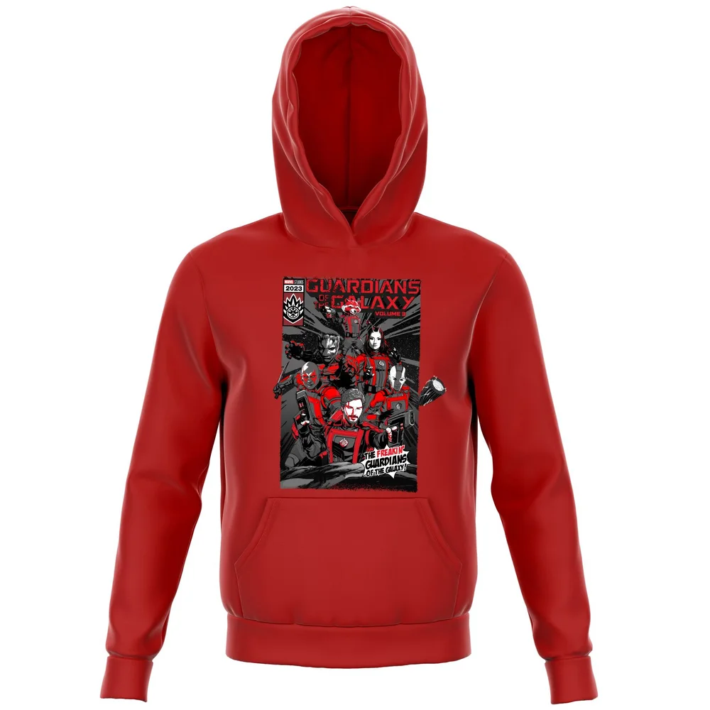 Guardians of the Galaxy The Freakin' Comic Book Cover Kids' Hoodie - Red - 3-4 Years Image 1