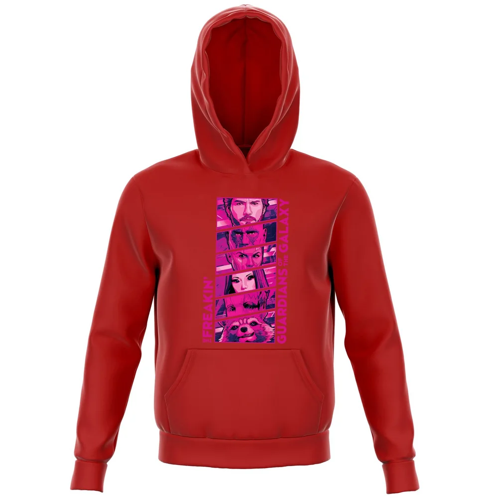 Guardians of the Galaxy Faces Kids' Hoodie - Red - 3-4 Years Image 1