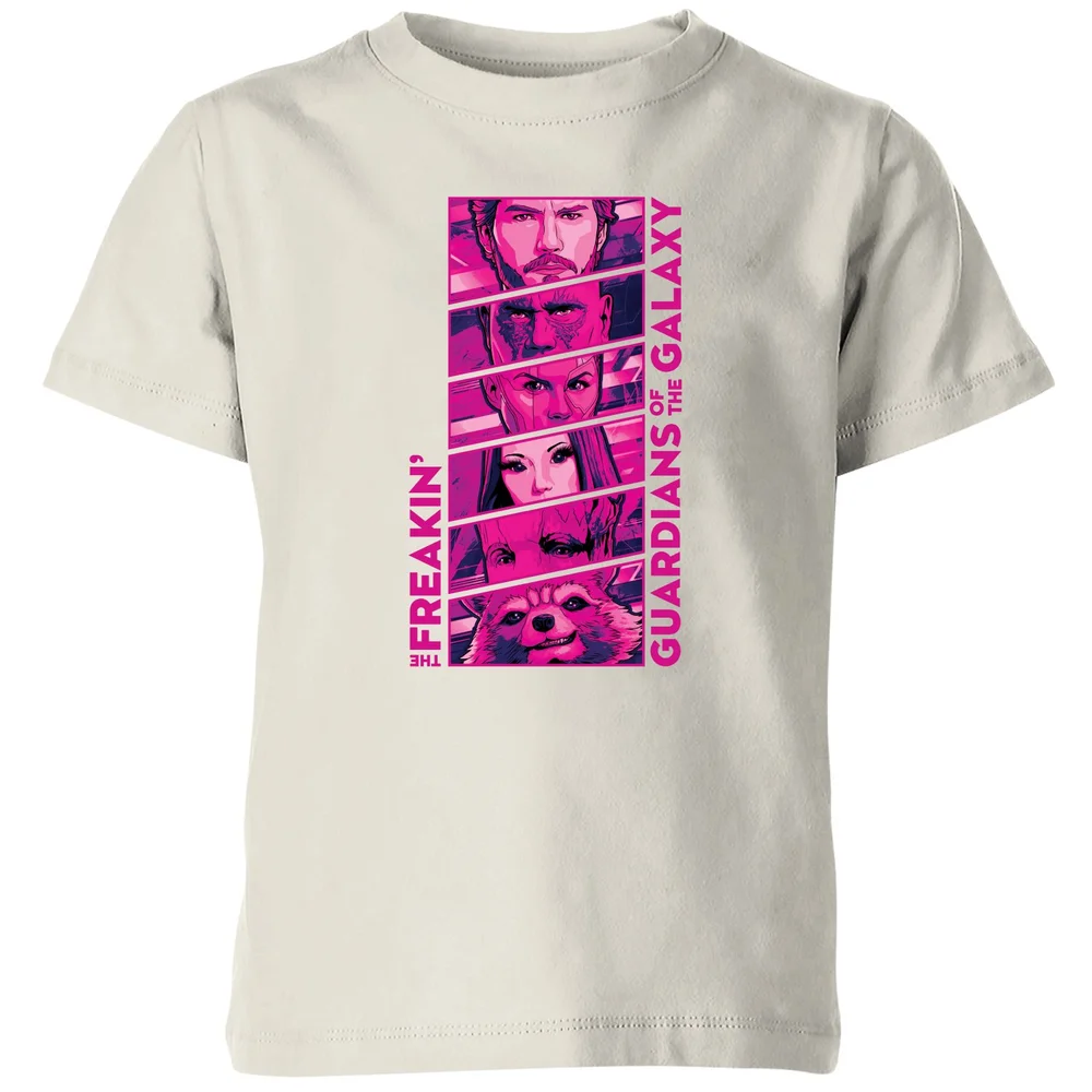 Guardians of the Galaxy Faces Kids' T-Shirt - Cream - 3-4 Years Image 1