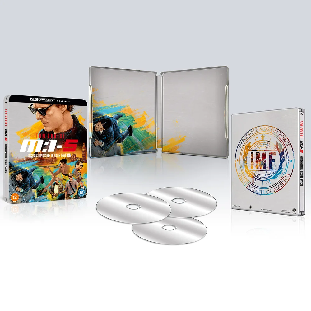 Mission Impossible Rogue Nation 4K Ultra HD Steelbook (includes Blu-ray) Image 1