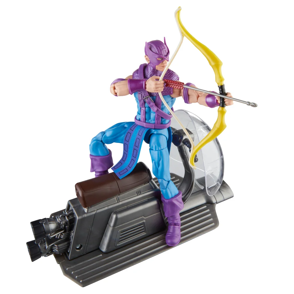 Hasbro Marvel Legends Series Hawkeye with Sky-Cycle Avengers 60th Anniversary Action Figure Image 1
