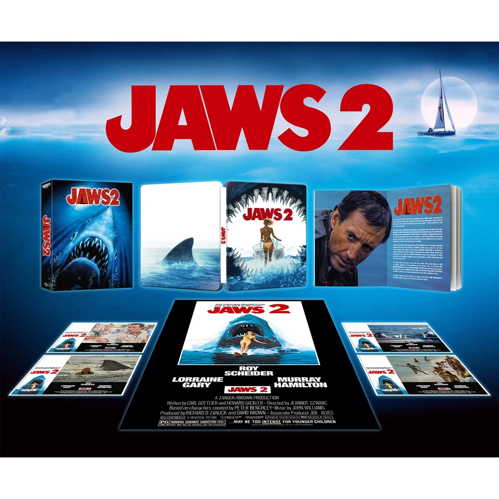 Jaws 2 Collector's Edition 4K Ultra HD Steelbook (includes Blu-ray) Image 1