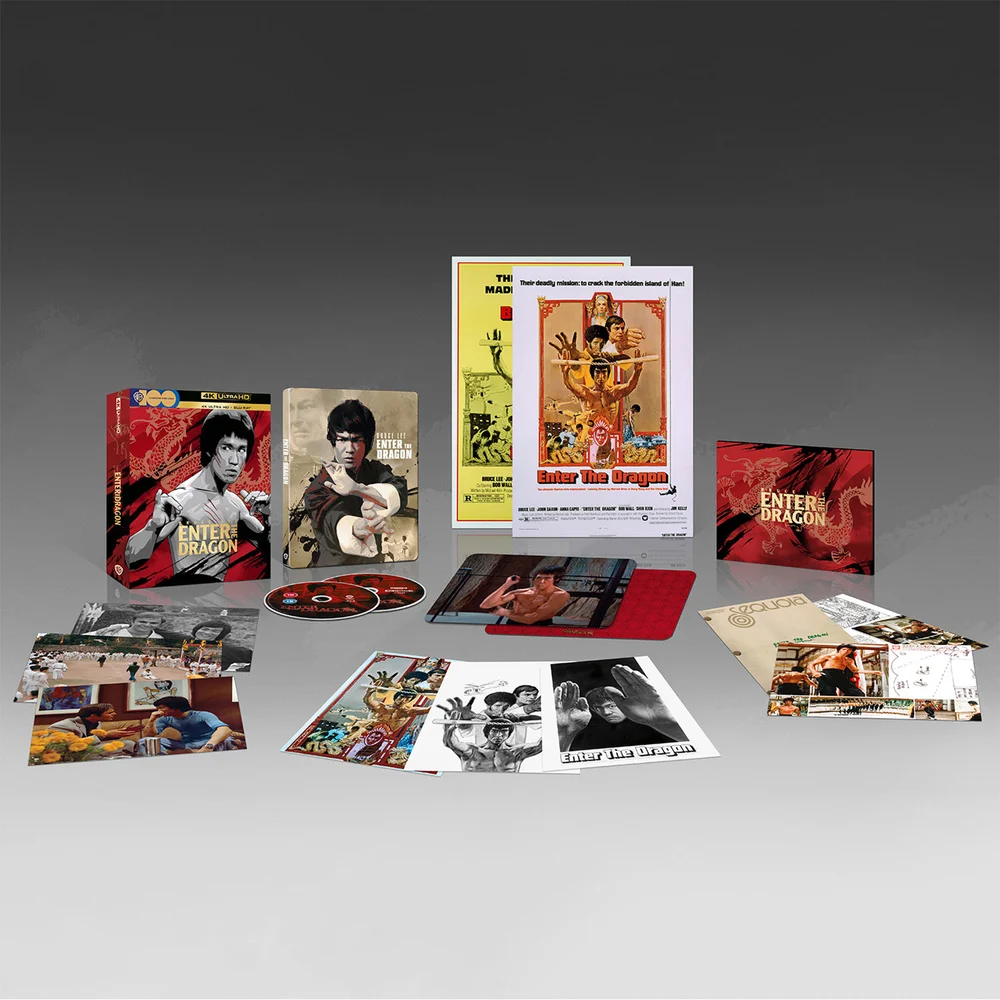 Enter the Dragon 50th Anniversary Ultimate Collector's Edition 4K Ultra HD Steelbook (includes Blu-ray) Image 1