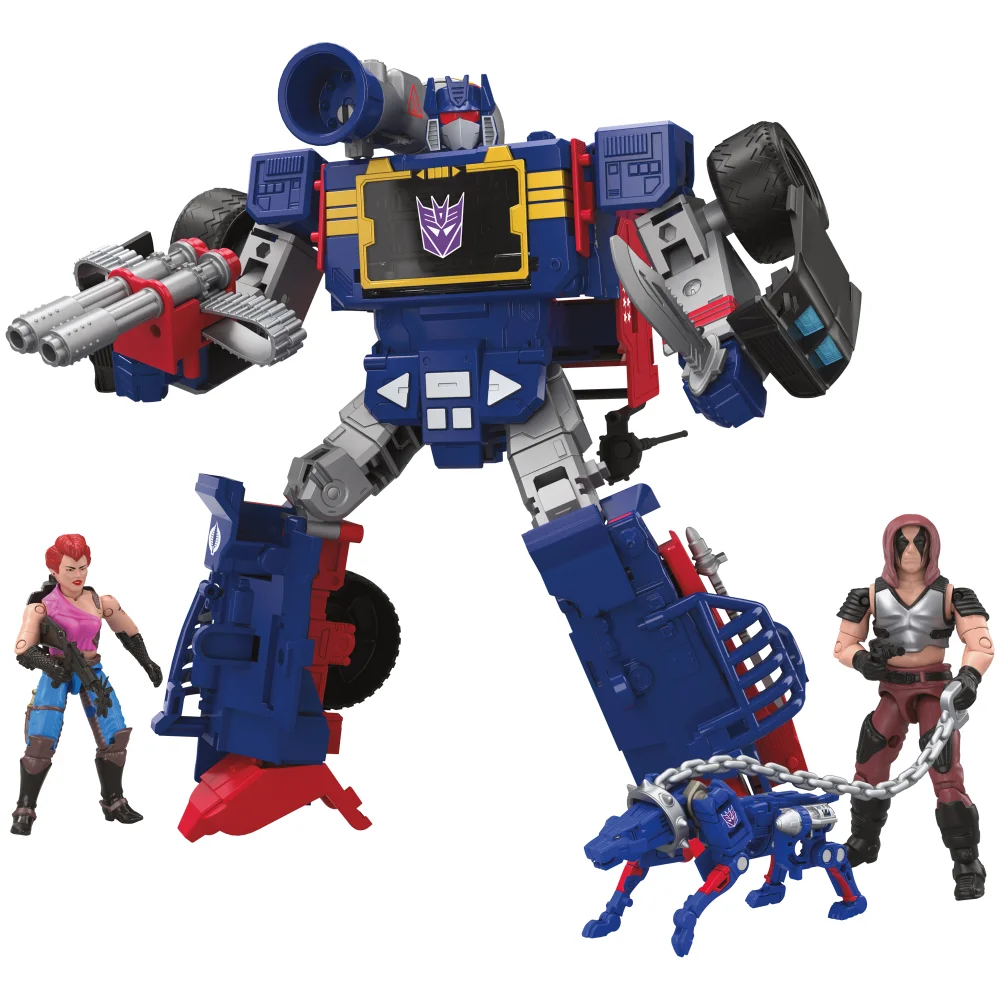 Transformers Collaborative G.I. Joe x Transformers Soundwave Dreadnok Thunder Machine, Zartan & Zararna Action Figures Image 1