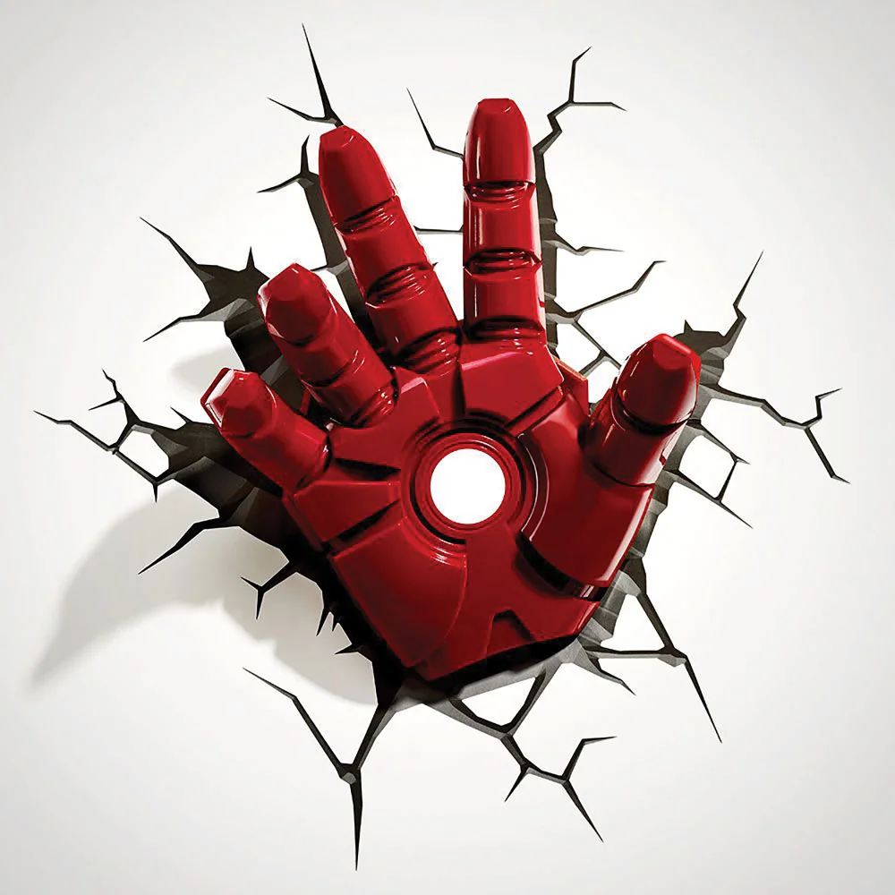 3D Marvel Iron Man Hand Light Image 1