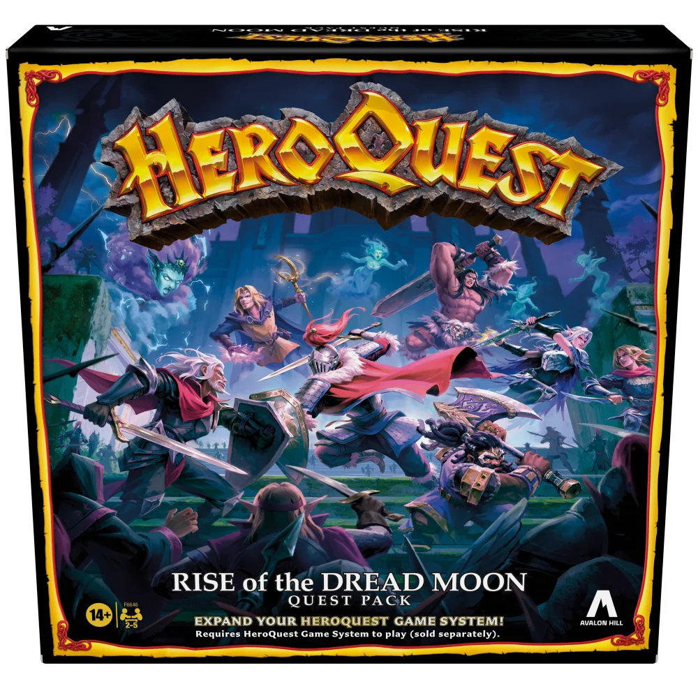 Hasbro Avalon Hill HeroQuest Rise of the Dread Moon Quest Pack Image 1