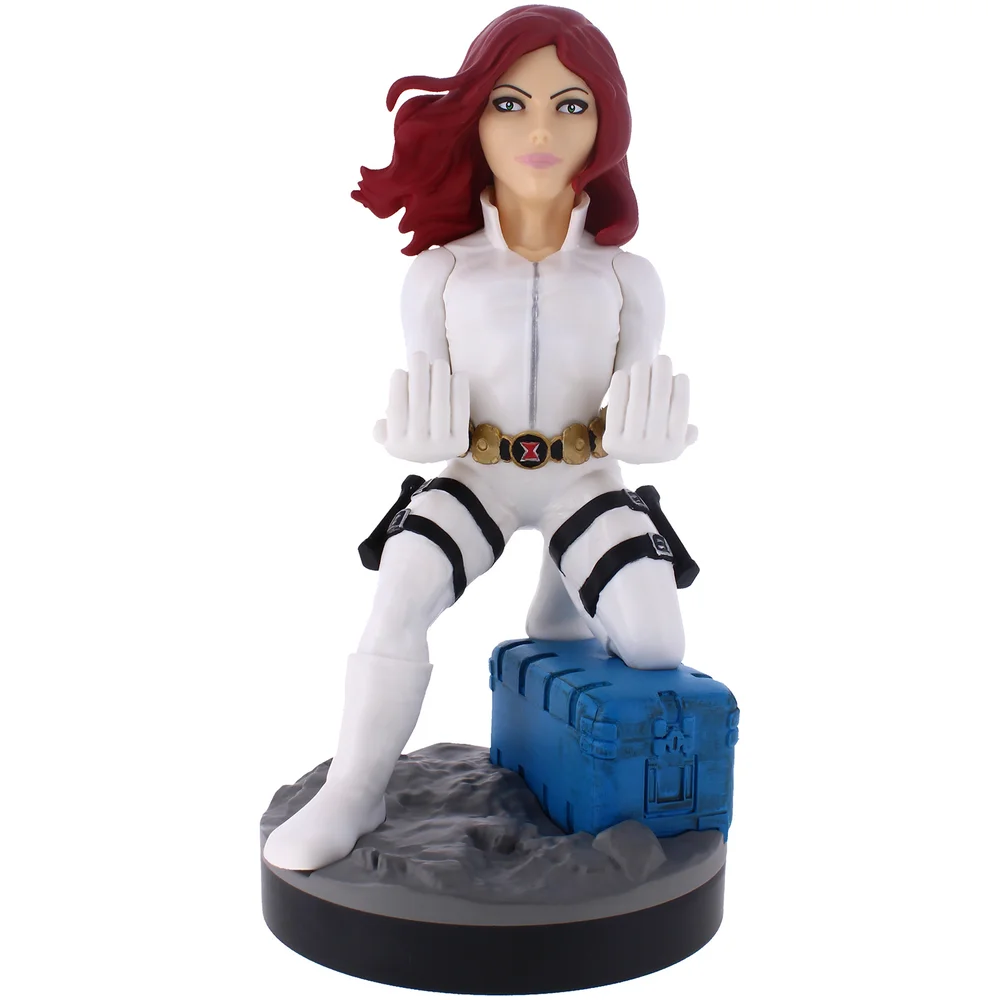 Cable Guys Marvel Avengers Black Widow White Suit Image 1
