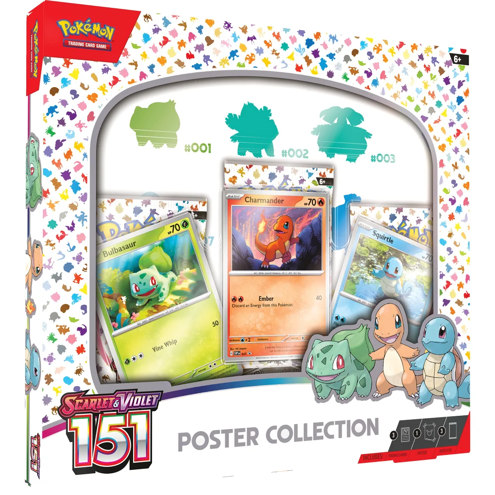 Pokemon TCG: Scarlet & Violet 3.5: 151 – Poster Collection Image 1