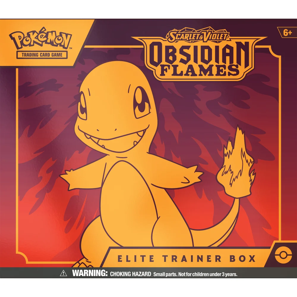 Pokemon TCG: Scarlet & Violet 3 Obsidian Flames Elite Trainer Box Image 1