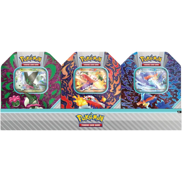 Pokemon TCG: Paldea Partners Tins - Meowscarasda/Skeledirge/Quaquaval