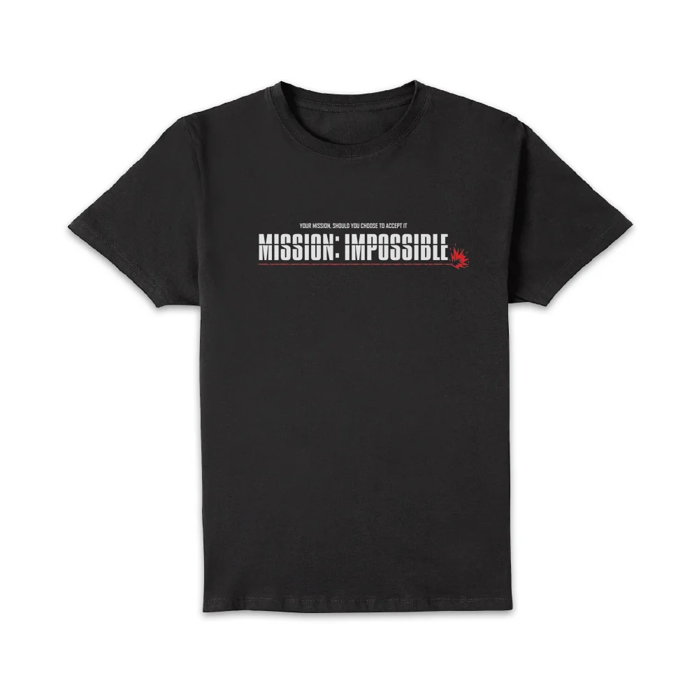 Mission Impossible Mission Impossible Men's T-Shirt - Black - S - Black Image 1
