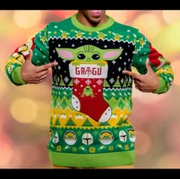 Star Wars Baby Yoda Christmas Jumper - undefined undefined