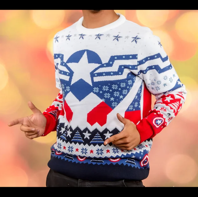 Sam Wilson Captain America Christmas Jumper