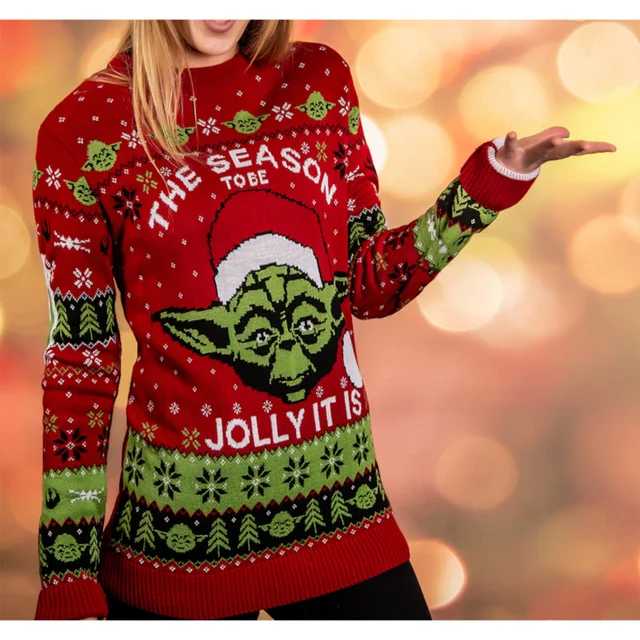 Star Wars Yoda Christmas Jumper