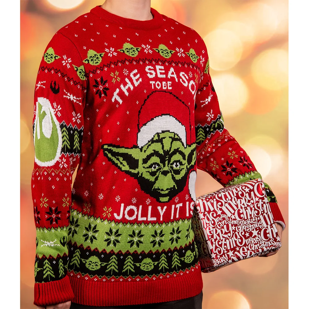 Star Wars Yoda Christmas Jumper - XS Image 1