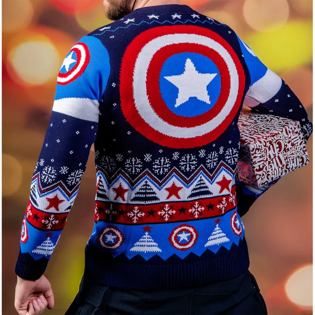 Captain America Christmas Jumper