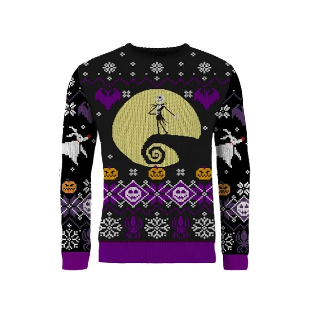 Nightmare Before Christmas 8-bit Christmas Jumper