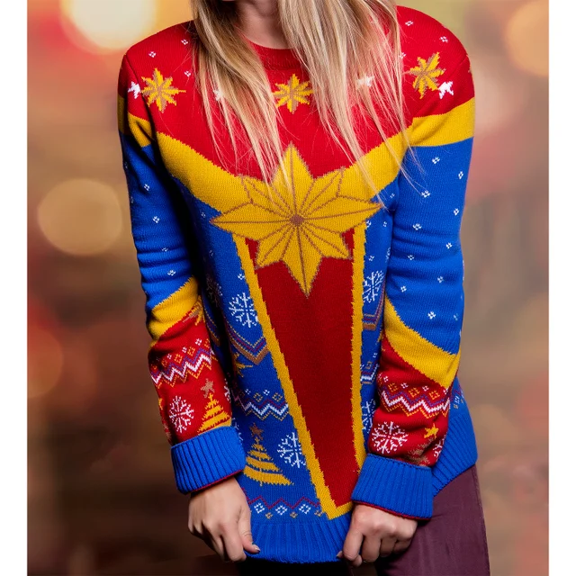 Captain Marvel Christmas Jumper