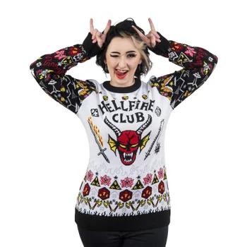 Stranger Things: Hellfire Club Christmas Jumper
